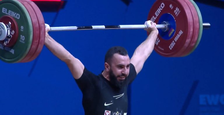 Read more about the article Europameisterschaft Armenien – Hmayak Misakyan mit Bronze im Reißen!